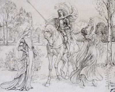 Pozdrav rytíři, c1880-1932 od Armand Point