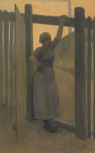 Hiercheuse. od Armand Rassenfosse