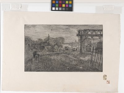 La Gare De Valmondois (nádraží Valmondois) (lept a ruleta) od Armand Séguin