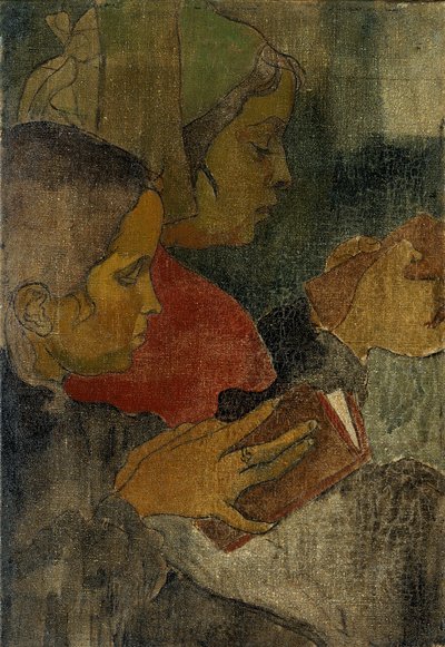 „Bretonské rolnické ženy na mši“, 90. léta 19. století od Armand Séguin