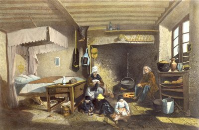Interiér domu v Royat od Armand Theophile Cassagne