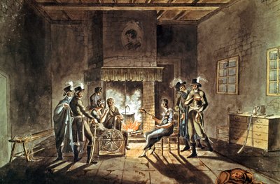 Conspiracy of Cadoudal, počátek 19. století (kvaš) od Armand de Polignac