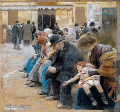 Emigrants, Arnaldo Ferraguti (1862-1925) od Arnaldo Ferraguti