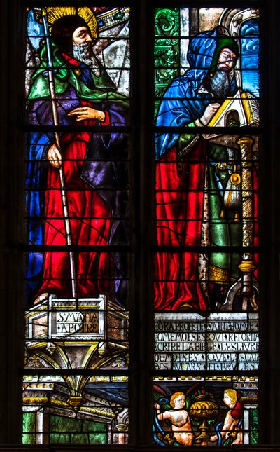 Katedrála Sainte-Marie, Auch, Gers, 2018 (vitráž) od Arnaud de Moles