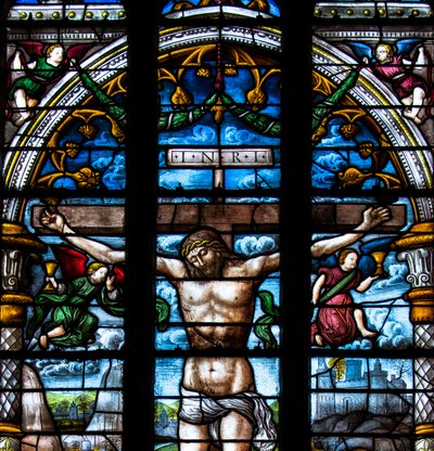 Katedrála Sainte-Marie, Auch, Gers, 2018 (vitráž) od Arnaud de Moles