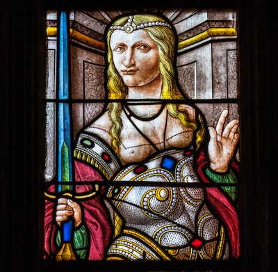 Katedrála Sainte-Marie, Auch, Gers, 2018 (vitráž) od Arnaud de Moles