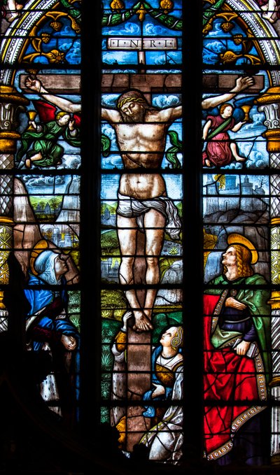 Katedrála Sainte-Marie, Auch, Gers, 2018 (vitráž) od Arnaud de Moles