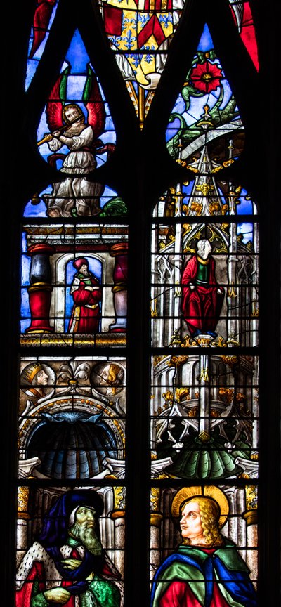 Katedrála Sainte-Marie, Auch, Gers, 2018 (vitráž) od Arnaud de Moles