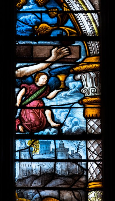 Katedrála Sainte-Marie, Auch, Gers, 2018 (vitráž) od Arnaud de Moles