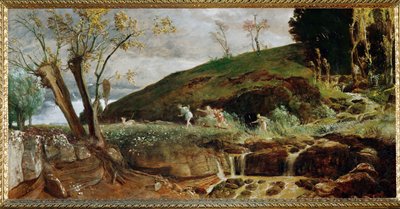 Dianin lov (malba na plátně) od Arnold Bocklin