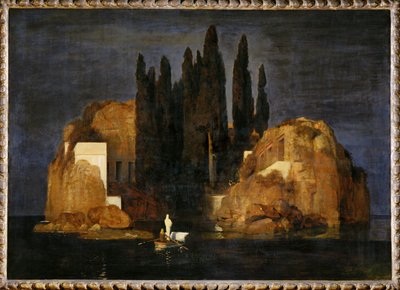 Die Toteninsel - Ostrov mrtvých ... (olej na plátně) od Arnold Böcklin