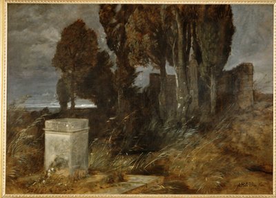 Heiligtum des Herakles - Herkulova svatyně ... (malba na plátně) od Arnold Böcklin