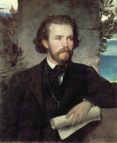 Hudebník od Arnold Böcklin
