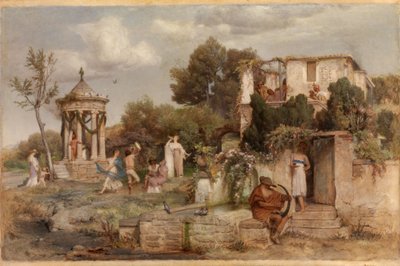 Římská vinárna od Arnold Böcklin