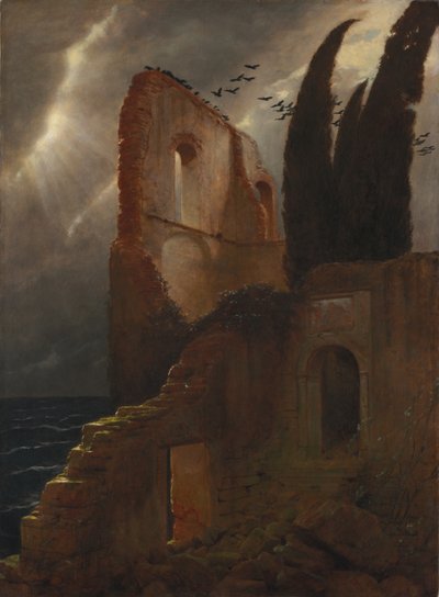 Zřícenina u moře od Arnold Böcklin
