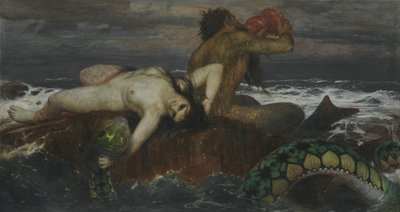 Triton a Nereida od Arnold Böcklin