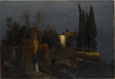 Vila u moře od Arnold Böcklin