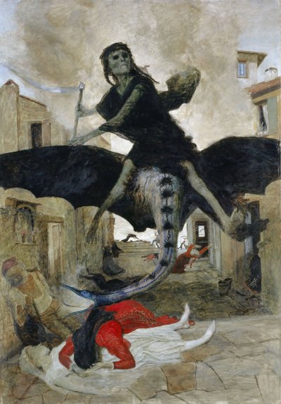 Německy: Die Pest Mor od Arnold Böcklin