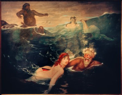 Ve hře vln od Arnold Böcklin