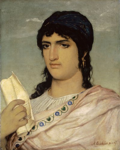 Sapfó, 1862. od Arnold Böcklin