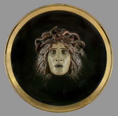 Štít s tváří Meduse, 1897 od Arnold Böcklin