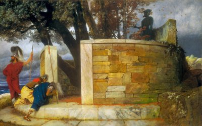 Herkulova svatyně od Arnold Böcklin