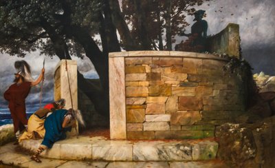 Herkulova svatyně od Arnold Böcklin