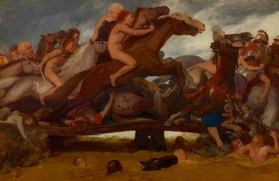 Bitva na mostě, 1889. od Arnold Böcklin