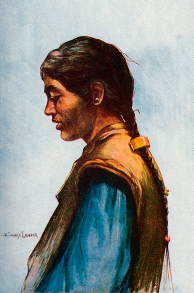 „Typický Tibeťan“, 1913 od Arnold Henry Savage Landor