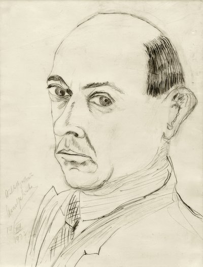 Autoportrét od Arnold Schönberg