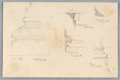 Architektonické detaily od Arnold William Brunner