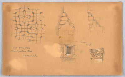 Architektonické detaily katedrály v Lisieux od Arnold William Brunner