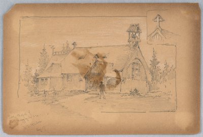 Kaple – P. Marie u moře od Arnold William Brunner