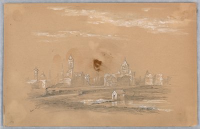 Panorama města od Arnold William Brunner