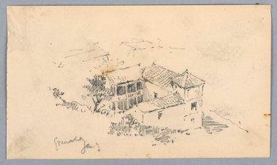 Nádvoří, Granada od Arnold William Brunner