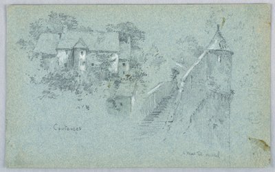 Coutance a Mont St. Michel od Arnold William Brunner