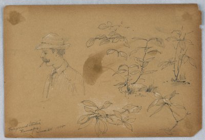 Studie popředí, Ramapo od Arnold William Brunner