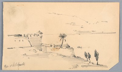 Pevnost ve Villefranche od Arnold William Brunner