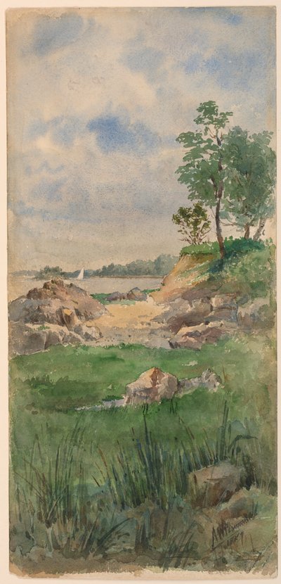 Krajina ostrova Nantucket od Arnold William Brunner