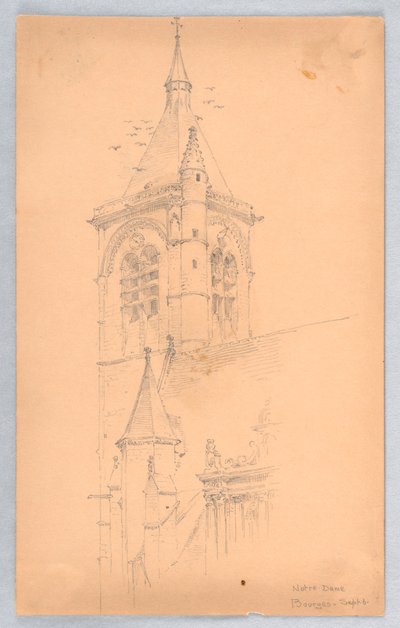 Notre Dame, Bourges od Arnold William Brunner