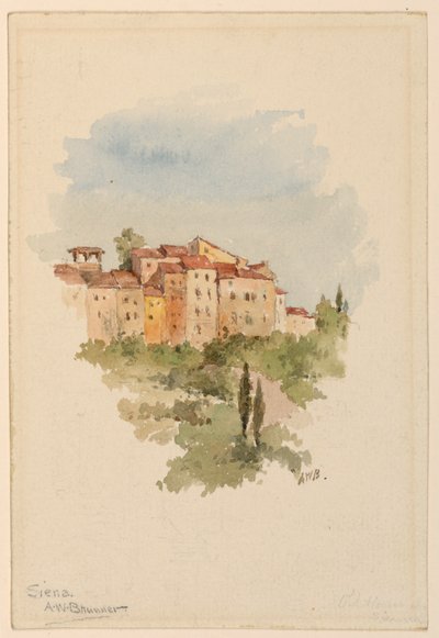 Siena od Arnold William Brunner