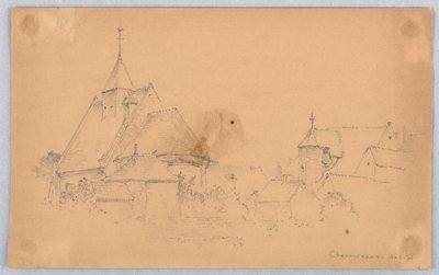 Náčrt Chenonceaux od Arnold William Brunner