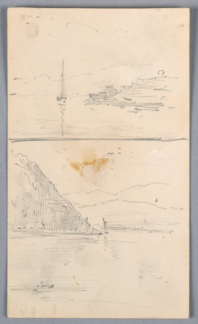 Dvě skici Ridges od Arnold William Brunner