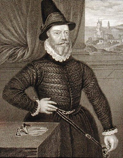 Portrét Jamese Douglase, 4. hraběte z Mortonu (asi 1516–1581), z filmu „Lodge