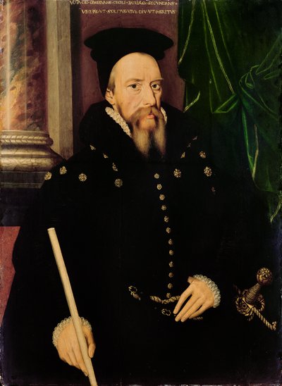 Portrét Williama Cecila, 1. barona Burghleyho (1520-98), lorda nejvyššího pokladníka od Arnold von Brounckhorst