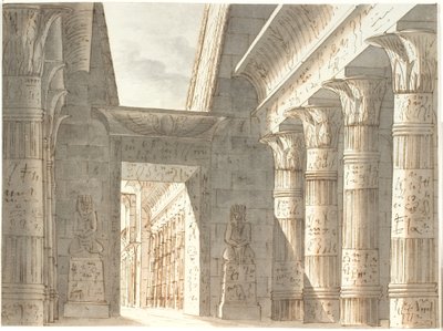 egyptský chrám od Aron Wallick