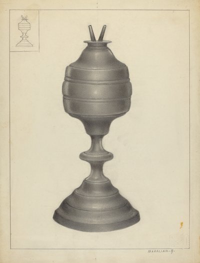 Camphenová lampa od Arsen Maralian
