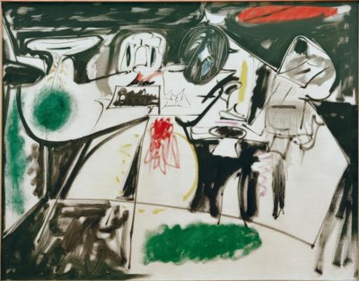 Poslední obraz (Černý mnich) od Arshile Gorky