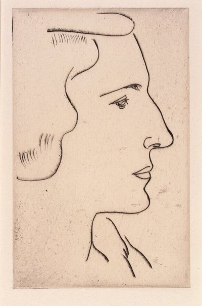 Profil od Arshile Gorky