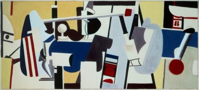 Studie pro nástěnnou malbu pro administrativní budovu, letiště Newark, New Jersey od Arshile Gorky